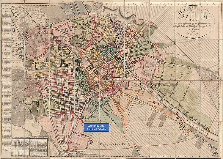 Stadtplna Berlin 1811